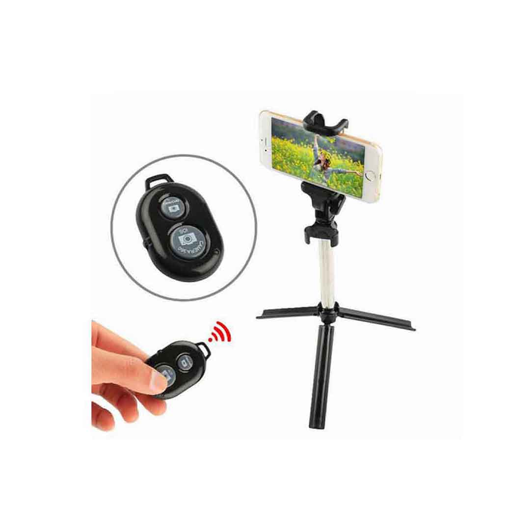 3-in-1 Bluetooth Selfie Stick Tripod with Remote All Colors Pakistan