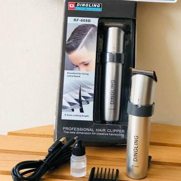 Dingling RF-608B Rechargeable Beard & Hair Trimmer – Professional Hair Clipper