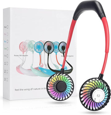 Portable sports neck fan bladeless hands free wearable cooling Pakistan Raza Gadgets