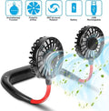 Handheld fan with USB rechargeable feature on a white background