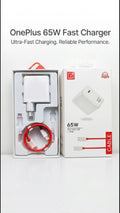 OnePlus 65W Warp Charge adapter video showing official super fast charging