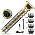 Vintage t9 trimmer with the hair clipper of different sizes &charging cable &brush &oil bottle