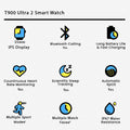 T900 Ultra 2 smart watch heart rate SpO2 fitness tracker Pakistan